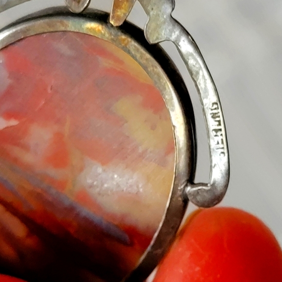 Vintage Sterling Gemstone Shoe Clip - Picture 6 of 6